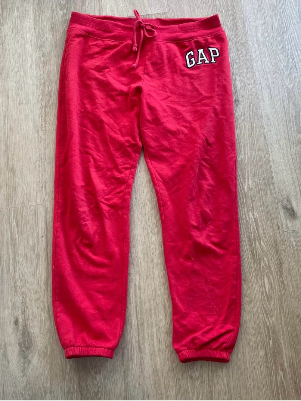 Y2K vintage GAP sweatpants red loose / relaxed low rise
